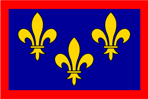 France Anjou Region Flag Clipart