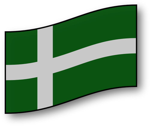 Flag Of The Island Of Barra Clipart