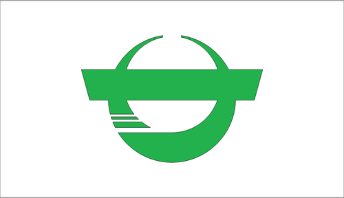 Flag Of Saigawa, Fukuoka Clipart