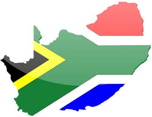 South African Flag Clipart