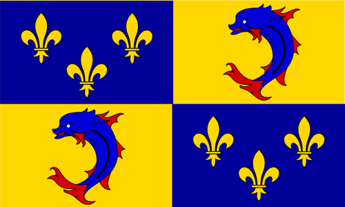 Dauphin Of France Region Flag Clipart