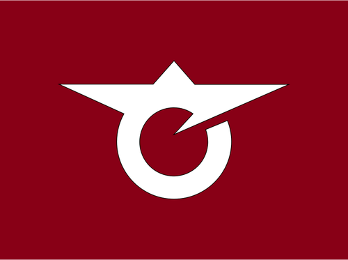 Flag Of Senhata, Akita Clipart