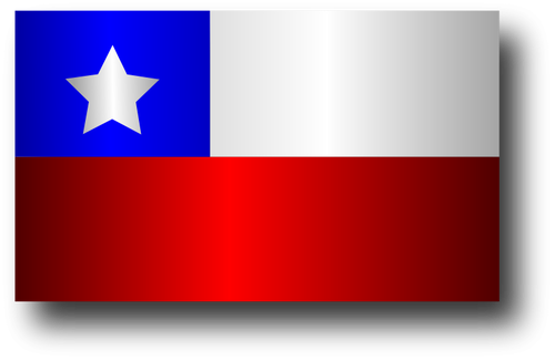 Flat Chilean Flag Clipart
