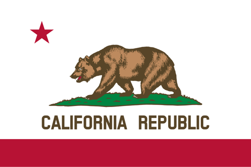 Flag Of California Republic Clipart