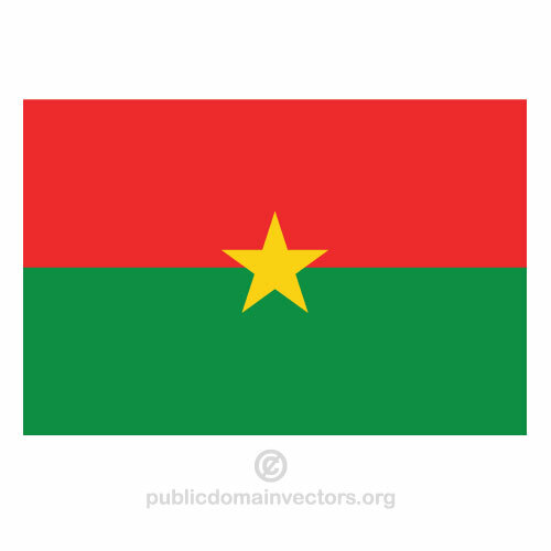 Burkina Faso Flag Clipart