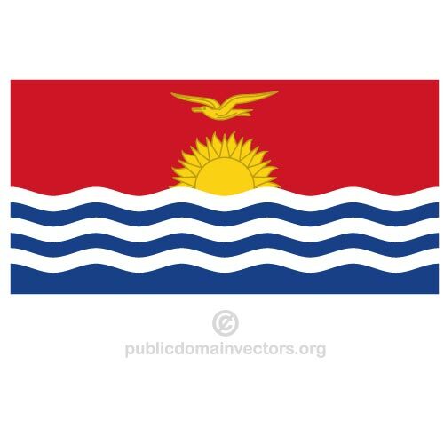 Flag Of Kiribati Clipart