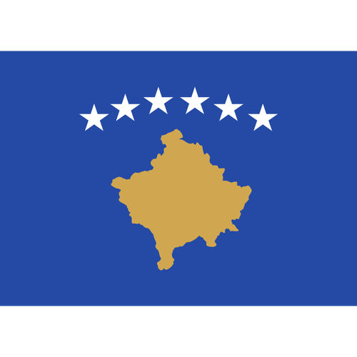 Kosovo Flag Clipart