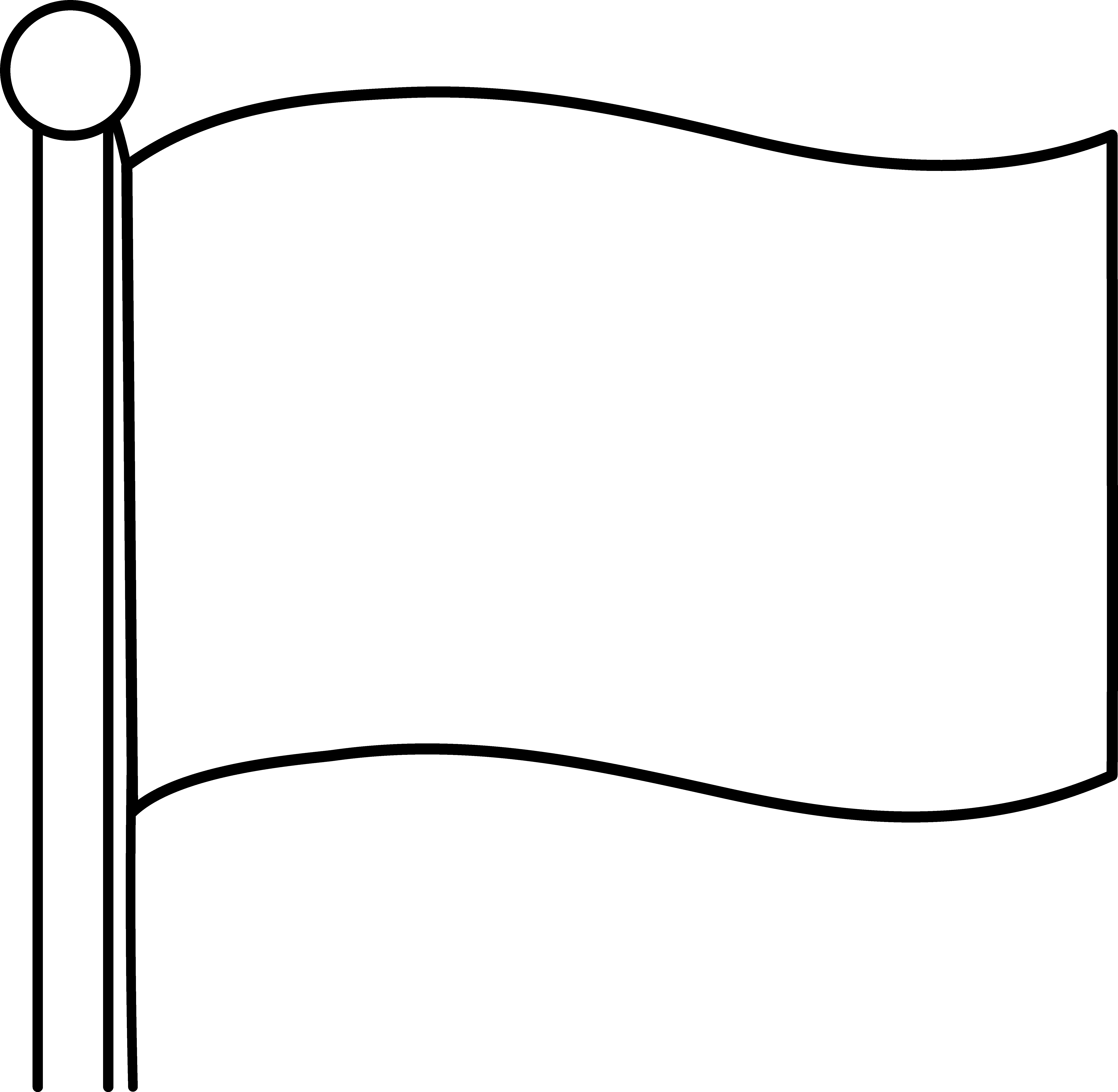 Simple Blank Flag Design Clipart Clipart