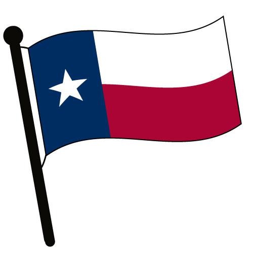 Texas Waving Flag American Flag Pictures Accessories Clipart