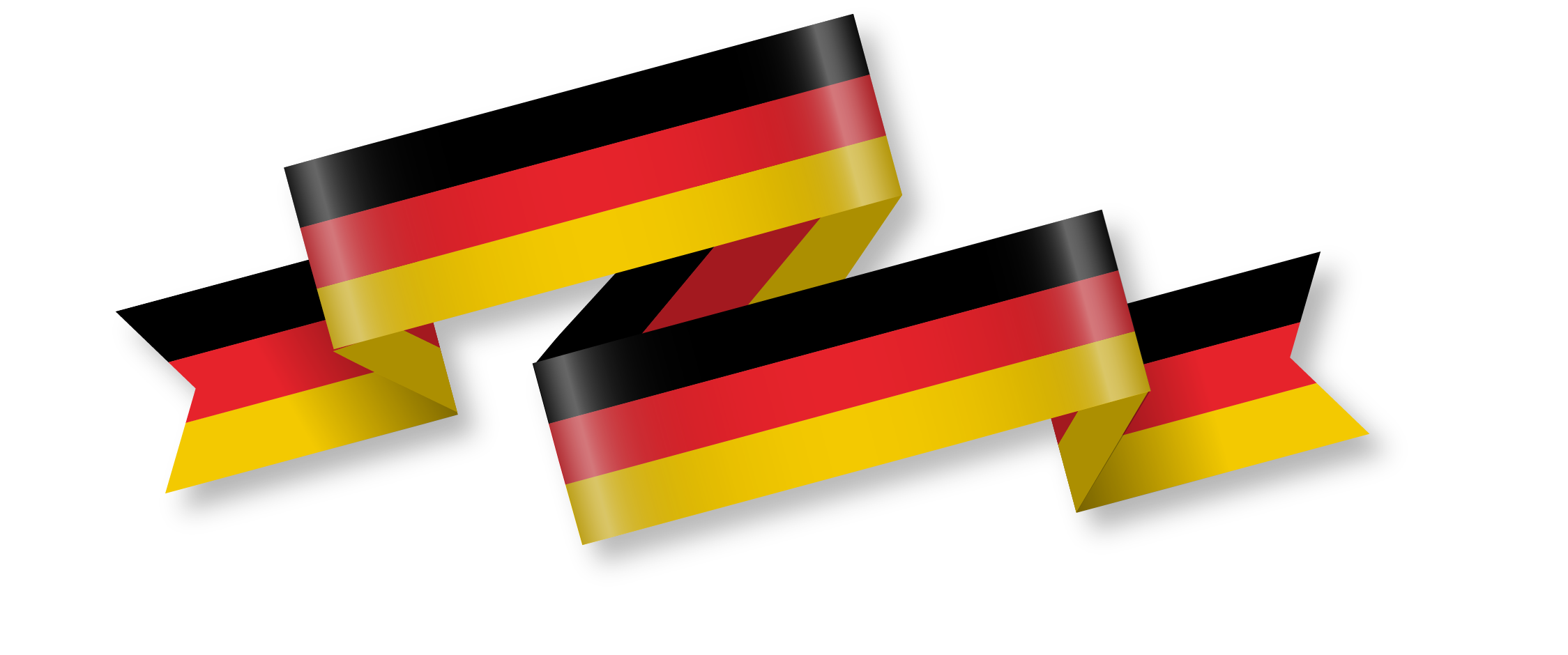 German Of Streamers Euclidean Flag Vector Germany Clipart