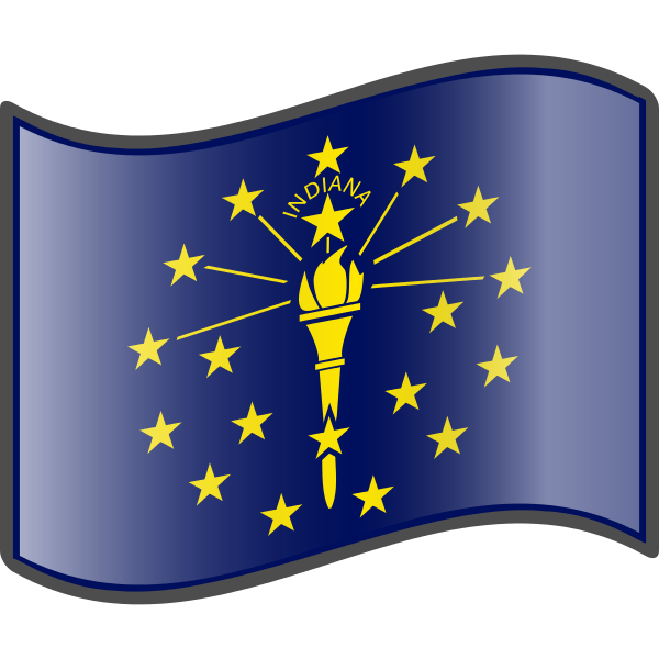 Of Photography Royalty-Free Flag Indiana Stock Clipart