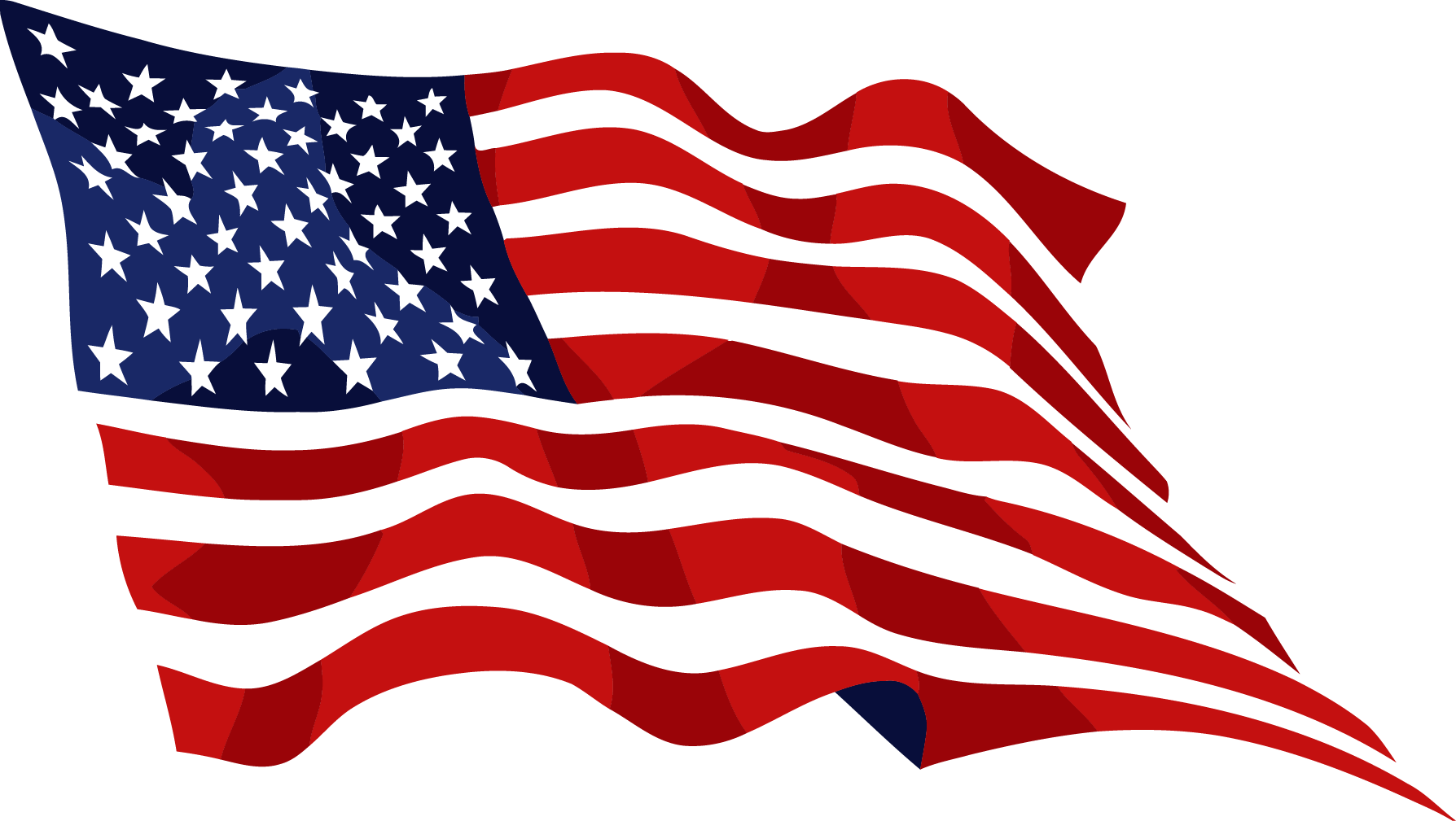 United Usa Of Decal States Flag The Clipart