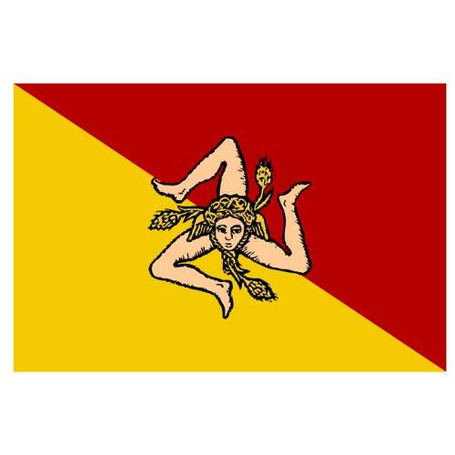 Flag Of Siciliy Clipart