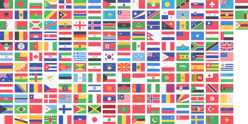 Countries Flags Clipart