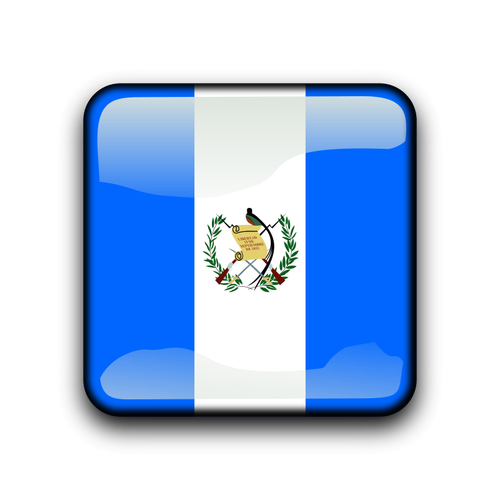 Guatemala Flag Button Clipart