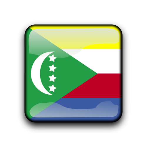 Comoros Island Flag Clipart