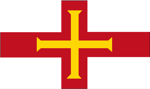 Flag Of Guernsey Format Clipart