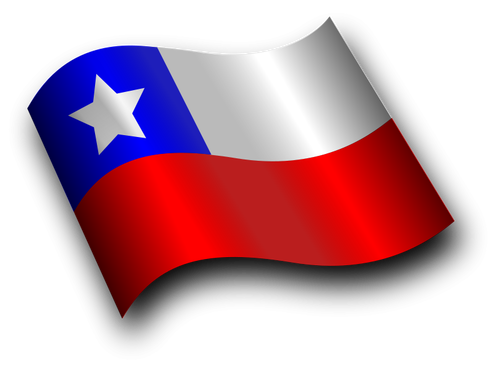 Wavy Flag Of Chile Clipart