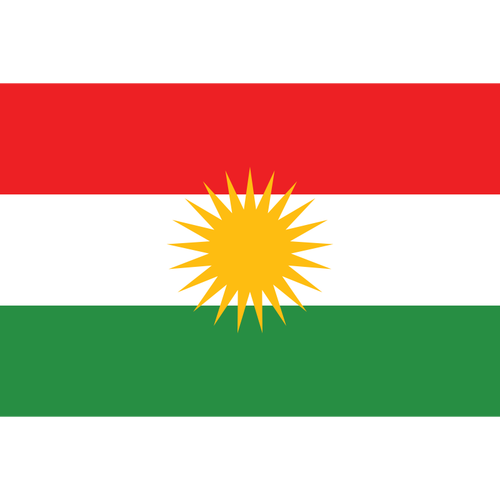 Flag Of Kurdistan Clipart