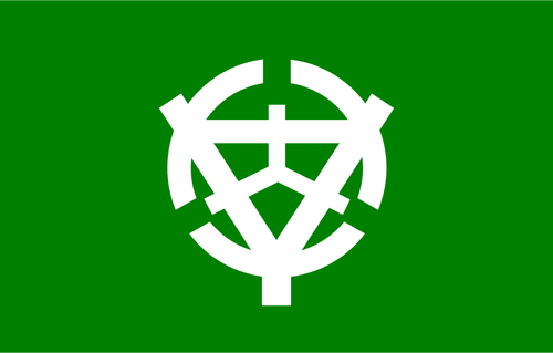 Flag Of Former Uchiko, Ehime Clipart