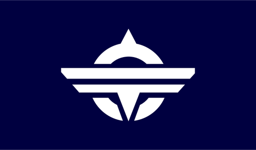 Flag Of Former Munakata, Fukuoka Clipart
