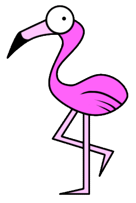 Pink Flamingo Cartoon Kid Transparent Image Clipart