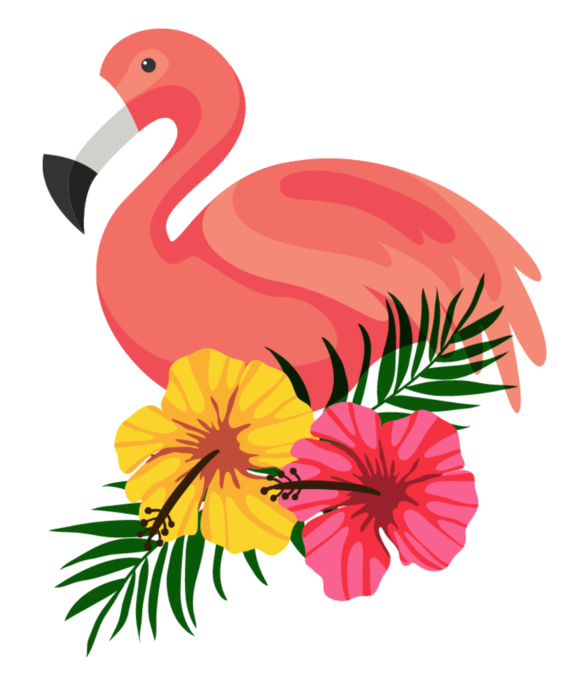 Summer Flamingo Download HD PNG Clipart