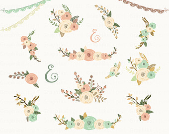 Floral Rustic Flower Kid Png Image Clipart