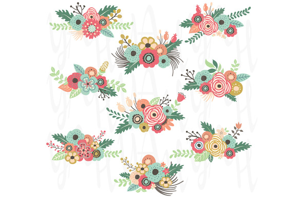 Wedding Floral Wreath Illustrations On Creative Market Clipart
