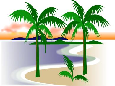 Brigitte Vector Art Florida Palms Nature Coast Clipart
