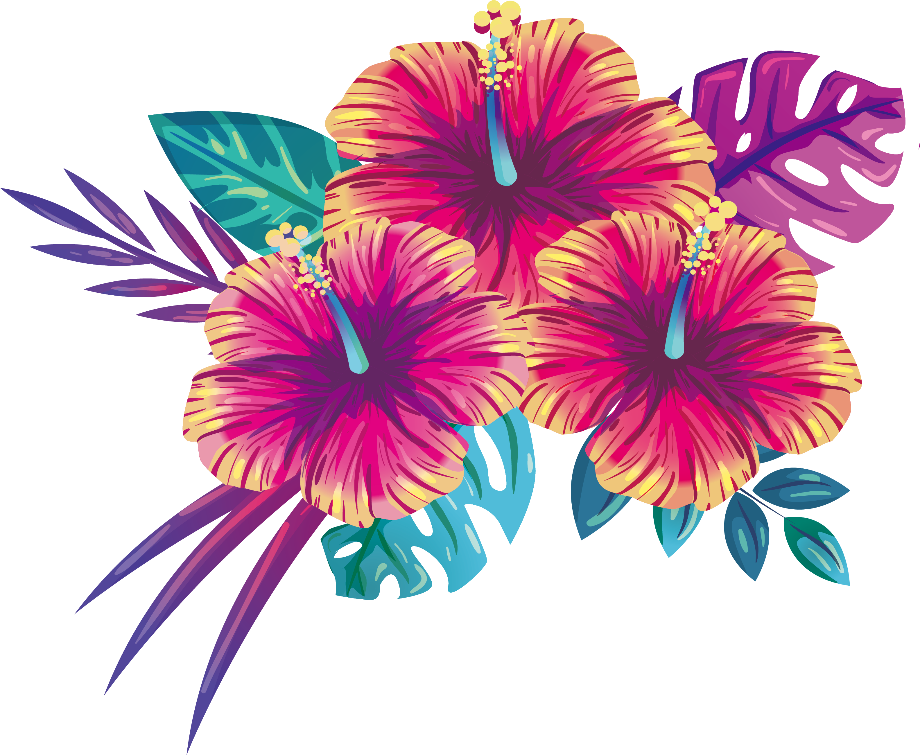 Download Clipart Icon - Summer Flowers Blooming Free Clipart HQ.