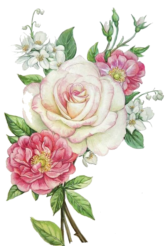 Pink Flowers PNG Free Photo Clipart