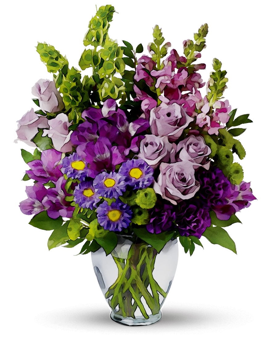 Cut Gift Bouquet Vase Flower Flowers Clipart
