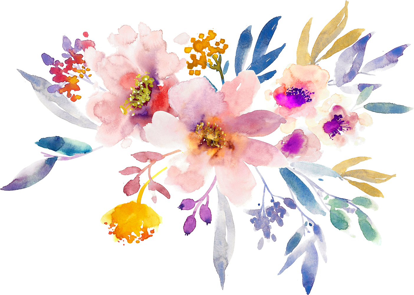 Download Clipart flower arranging floral design flora watercolor painting c...