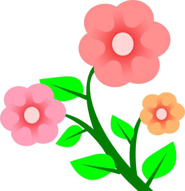 Free Flower Graphics Of Flowers For Layouts Clipart