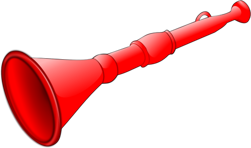 Of Red Horn Whistle Clipart