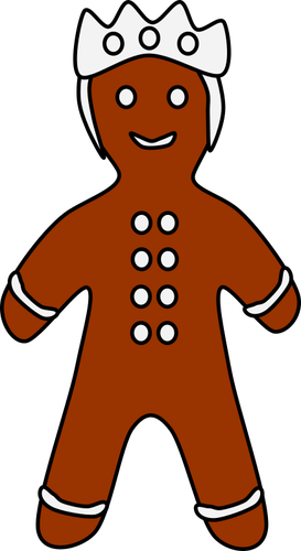 Gingerbread King Clipart