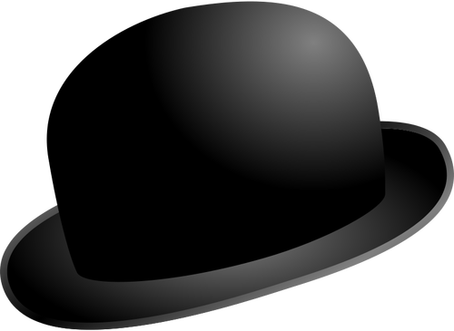 Chaplin Bowler Hat Clipart