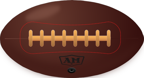 Vintage American Football Ball Clipart
