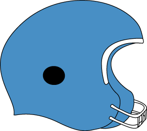 Blue Football Helmet Blue Football Helmet Image Clipart