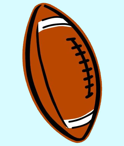 Clip Art Football Black And White Clipart