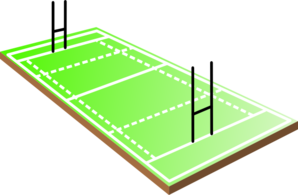 Football Field Rugby Field At Clker Vector Clipart