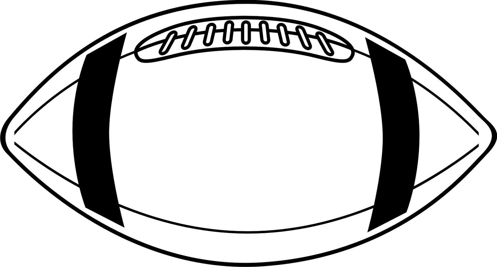 Football Outline Image Png Clipart