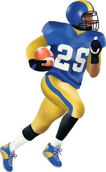 Clip Art Football Player Images Image Clipart