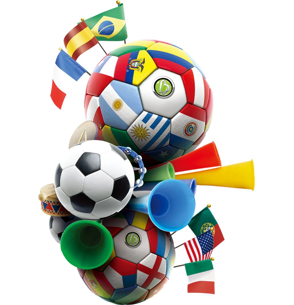 Fifa Colorful Cup Football Player Flag World Clipart
