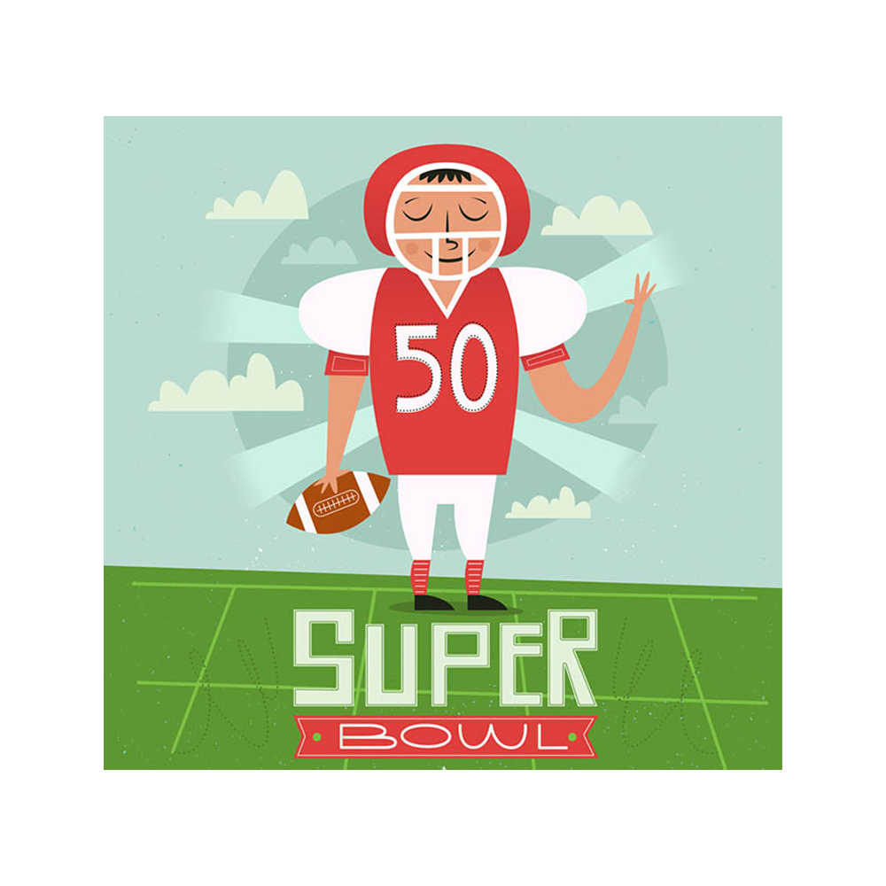 Rugby Union Football Player American Cartoon Clipart