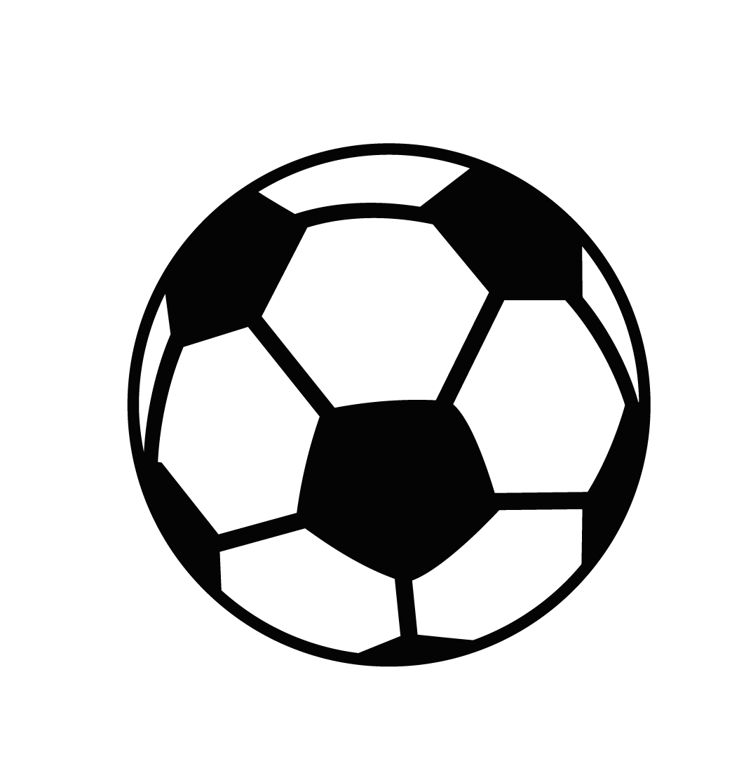 And City Footgolf Football Merthyr Black Logo Clipart