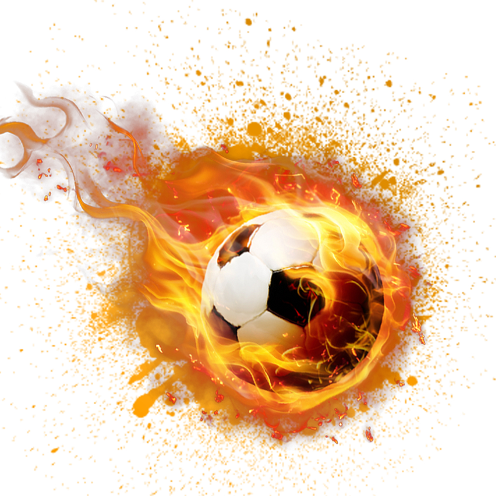 Catch The Football Flame Free Download PNG HQ Clipart