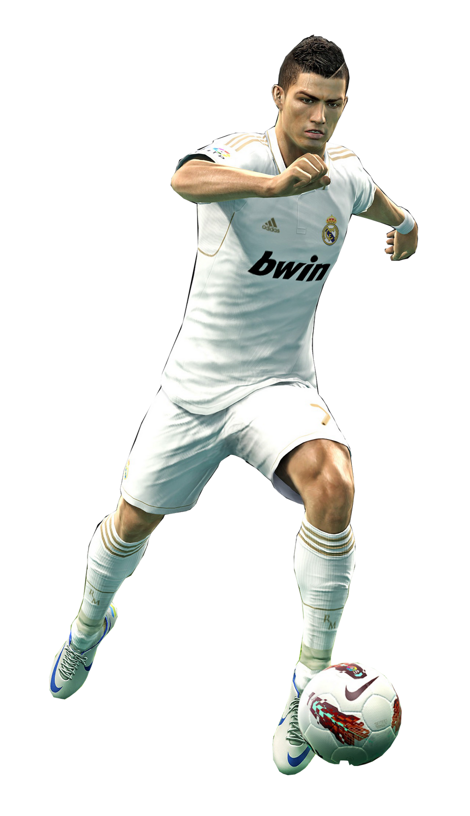 Evolution Cristiano Ronaldo 2009 Soccer Pro Clipart