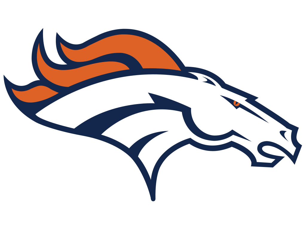 Broncos Buffalo Nfl Bowl Denver Stencil Logo Clipart